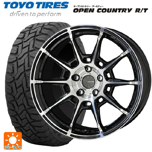スバル レガシィアウトバック(BS系)用 225/55R18 98Q トーヨー オープンカントリー RT ブラックレター # 共豊 ガレルナ レフィーノ made by エンケイ BP 新品サマータイヤホイール 4本セット