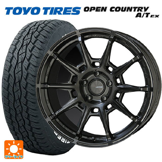 【最大3万円OFFクーポン 5/16 1:59迄】235/60R18 103H トーヨー オープンカントリー A/T EX ホワイトレター ＃ 共豊 ガレルナ レフィーノ made by エンケイ MB 18-7.5J 国産車用 サマータイヤホイール4本セット