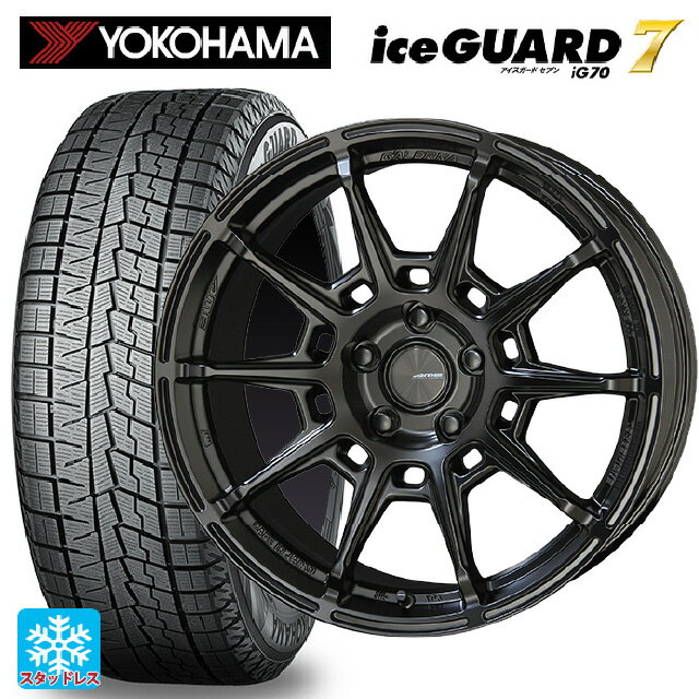 【最大3万円OFFクーポン 5/16 1:59迄】215/50R17 91Q ヨコハマ アイスガード7(IG70) 共豊 ガレルナ レフィーノ made by エンケイ MB 17-7J 国産車用 スタッドレスタイヤホイール4本セット