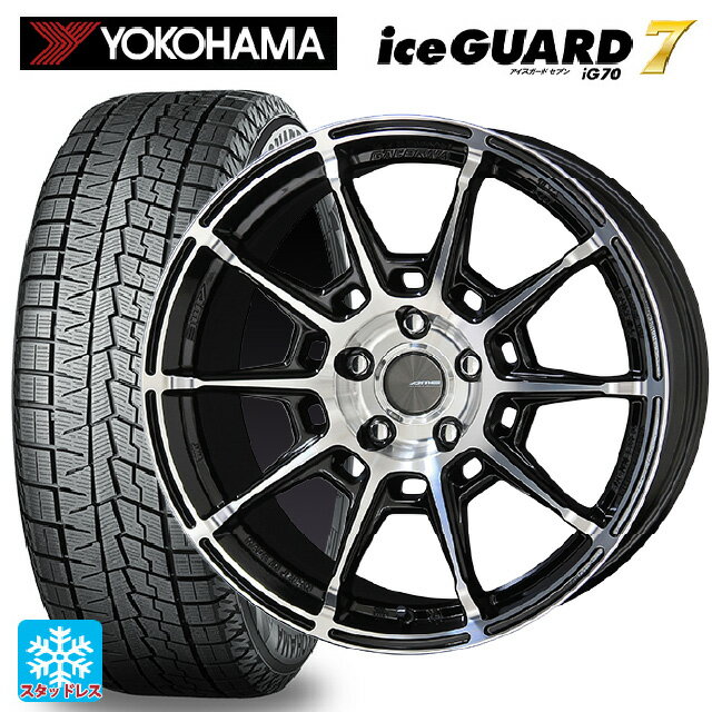 【5/20限定 最大3万円OFFクーポン】195/55R15 85Q ヨコハマ アイスガード7(IG70) 共豊 ガレルナ レフィーノ made by エンケイ BP 15-6J 国産車用 スタッドレスタイヤホイール4本セット