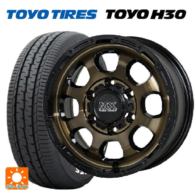 【5/20限定 最大3万円OFFクーポン】195/80R15 107/105N トーヨー H30 ホワイトレター ホットスタッフ マッドクロス グレイス BRC/BK 15-6J 国産車用 サマータイヤホイール4本セット