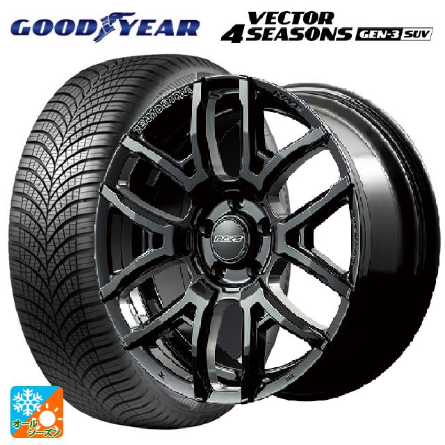 235/65R18 110V XL グッドイヤー ベクター4シーズンズ ジェン3 SUV レイズ チームデイトナ F6ドライブ(訳あり) BNC 18-7.5J...