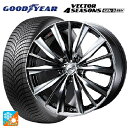 235/55R18 104V XL グッドイヤー ベクター4シーズンズ ジェン3 SUV ウェッズ レオニス VX BMCMC 18-8J 国産車用 オールシー...