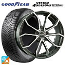 【8/20限定 最大3万円OFFクーポン】アウディ Q5(FYD)用 235/60R18 107W XL グッドイヤー ベクター4シーズンズ ジェン3 SUV # 阿部商会 マック レーベFF ガンメタリックミラー 新品オールシーズンタイヤホイール 4本セット