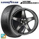 ニッサン エクストレイル(32系)用 225/60R18 104W XL グッドイヤー ベクター4シーズンズ ジェン3 SUV エンケイ パフォーマンスライン PF05 DS 新品オールシーズンタイヤホイール 4本セット