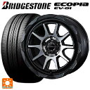 【10/27 10:59迄 全品P5倍&クーポン】205/55R16 91V ブリヂストン エコピア EV-01 正規品 # ウェッズ マッドヴァンス06 # マットブラックポリッシュ 16-7J 国産車用 サマータイヤホイール4本セット