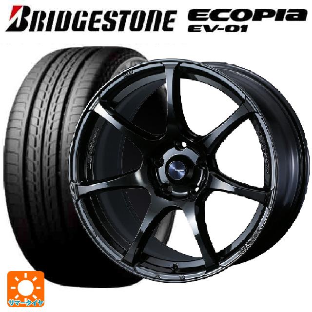 215/50R17 91V ブリヂストン エコピア EV-01 正規品 ウェッズ ウェッズスポーツ SA75R HBC2 17-7J 国産車用 サマータイヤホイール4本セット