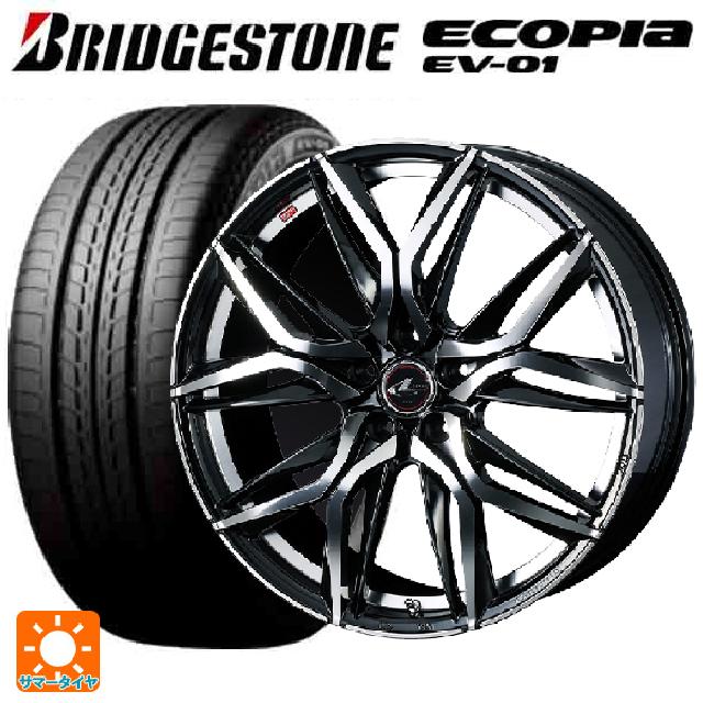 【6/11 1:59迄 全品ポイント5倍】205/55R16 91V ブリヂストン エコピア EV-01 正規品 # ウェッズ レオニス LM PBMC 16-6.5J 国産車用 サマータイヤホイール4本セット
