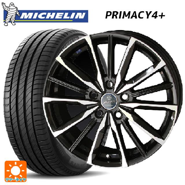 215/60R16 99V XL ミシュラン プライマシー4＋ 正規品 共豊 スマック ヴァルキリー # サファイアブラックxメタリックポリッシュ 16-6.5J 国産車用 サマータイヤホイール4本セット