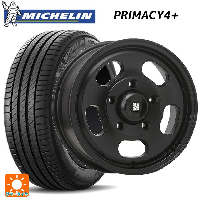 205/55R16 91W ミシュラン プライマシー4＋ 正規品 エムエルジェイ エクストリームJ Dスロット サテンブラック 16-6.5J 国産車用 サマータイヤホイール4本セット