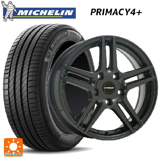 シトロエン C4ピカソ(B78系)用 205/55R17 95V XL ミシュラン 正規品 プライマシー4＋ 阿部商会 ユーロデザイン アイガー ガンメタリック 新品サマータイヤホイール 4本セット
