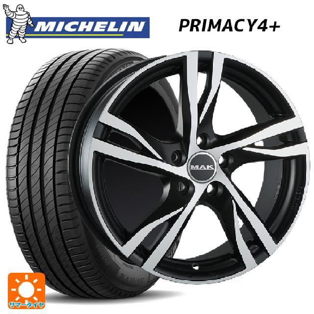 ボルボ V40(MB/MD系)用 225/45R17 94W XL ミシュラン 正規品 プライマシー4＋ マック ストックホルム アイスブラック 新品サマータイヤホイール 4本セット