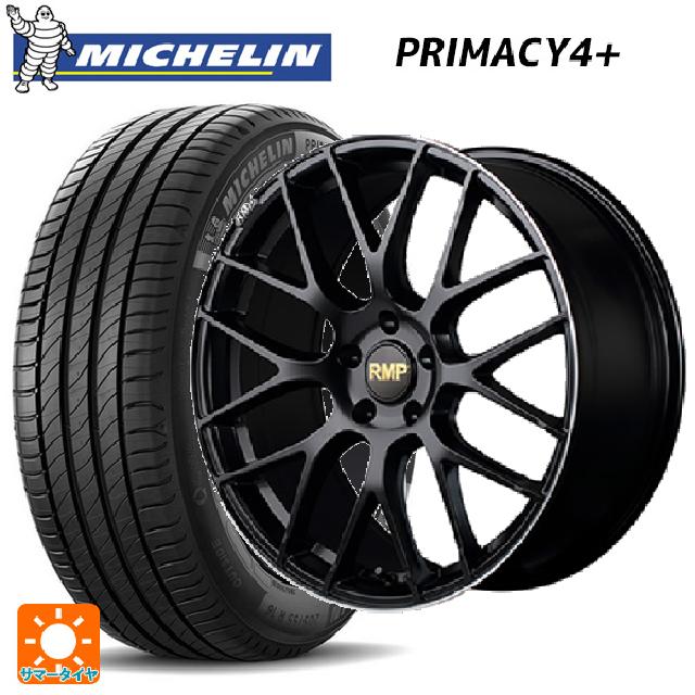 スバル レヴォーグ(VN系)用 225/45R18 95Y XL ミシュラン 正規品 プライマシー4＋ RMP 028F セミグロスブラック＋リムエッジDC＋ロゴマシニング 新品サマータイヤホイール 4本セット