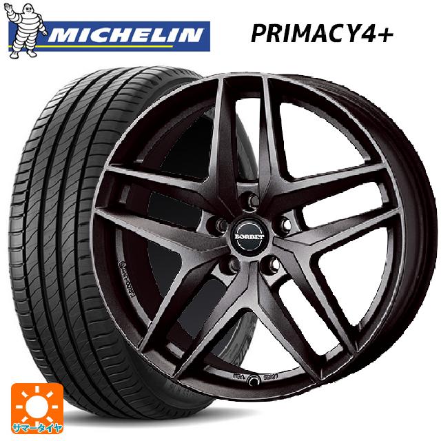 【6/22 20時〜 全品P5倍＆クーポン】アウディ Q2(GA系)用 215/50R18 92W ミシュラン 正規品 プライマシー4＋ ティーエーエス ボルベット タイプ Z ダークグレーマット 新品サマータイヤホイール 4本セット