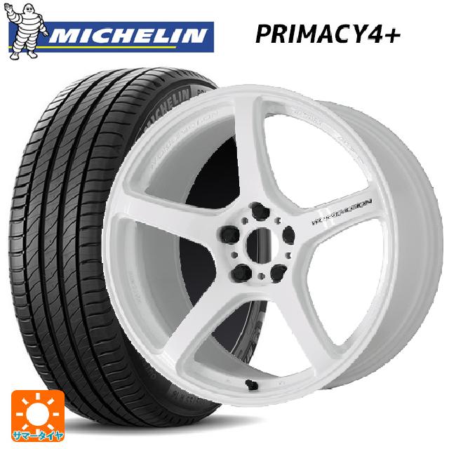 【6/15〜16限定 全品P5倍＆クーポン】スバル レガシィアウトバック(BS系)用 225/55R18 102V XL ミシュラン 正規品 プライマシー4＋ ワーク エモーション T5R ICW 新品サマータイヤホイール 4本セット