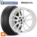 ホンダ ステップワゴン(RP6~8)用 225/40R18 92Y XL ミシュラン 正規品 プライマシー4＋ エモーション CR極 WHT 新品サマータイヤホイール 4本セット