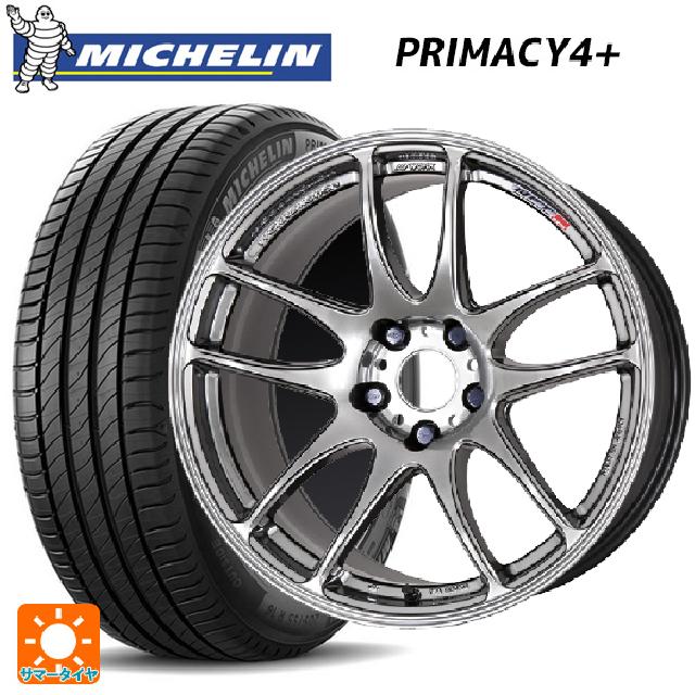 【6/11 1:59迄 全品ポイント5倍】225/45R18 95Y XL ミシュラン 正規品 プライマシー4＋ ワーク エモーション CR極 GTS 18-7.5J 国産車用 サマータイヤホイール4本セット