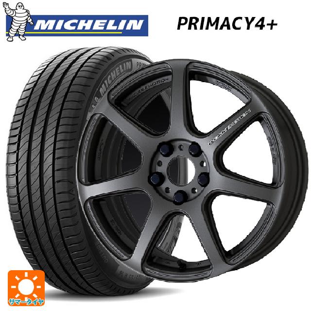 【最大3万円OFFクーポン 5/16 1:59迄】215/45R18 93W XL ミシュラン プライマシー4＋ 正規品 ワーク エモーション T7R MGM 18-7.5J 国産車用 サマータイヤホイール4本セット