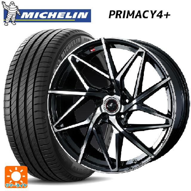 スバル レヴォーグ(VN系)用 225/45R18 95Y XL ミシュラン 正規品 プライマシー4＋ レオニス IT PBMC 新品サマータイヤホイール 4本セット