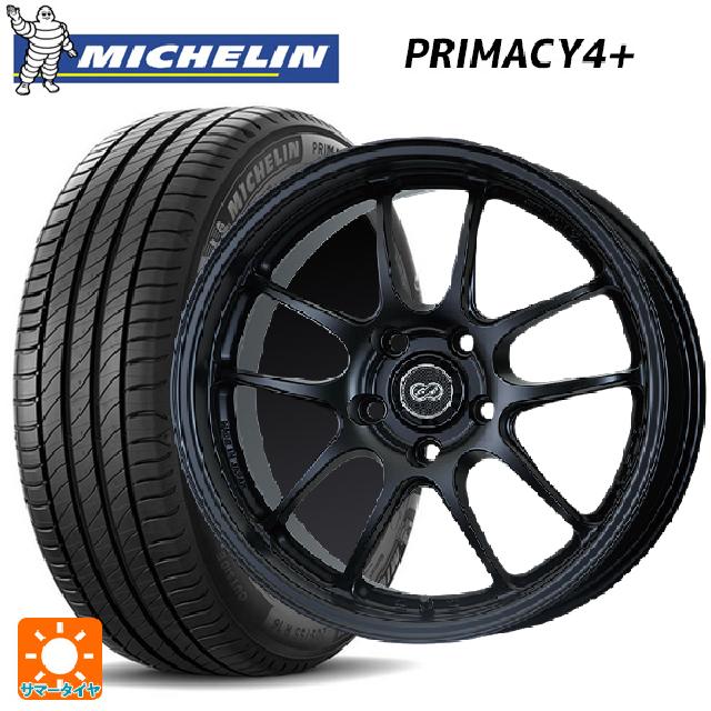 【6/15〜16限定 全品P5倍＆クーポン】スバル フォレスター(SL系)用 225/55R18 102V XL ミシュラン 正規品 プライマシー4＋ エンケイ パフォーマンスライン PF01 マットブラック 新品サマータイヤホイール 4本セット