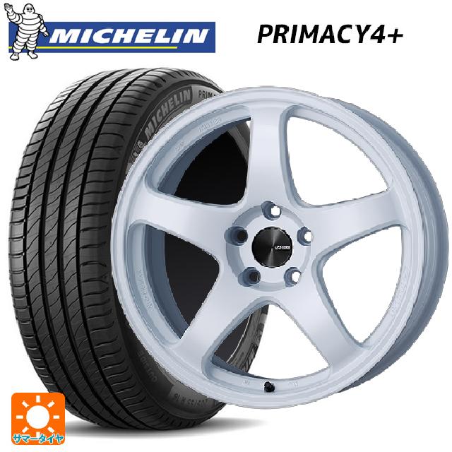 215/50R17 95W XL ミシュラン 正規品 プライマシー4＋ エンケイ パフォーマンスライン PF05 W 17-7J 国産車用 サマータイヤホイール4本セット