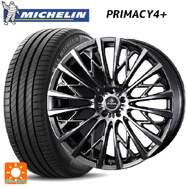 【6/22 20時〜 全品P5倍＆クーポン】レクサス LBX(10系)用 225/55R18 102V XL ミシュラン 正規品 プライマシー4＋ ウェッズ クレンツェ シュリット855エボ SBC/POL 新品サマータイヤホイール 4本セット