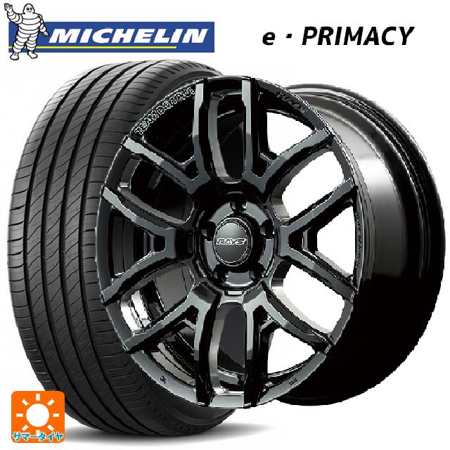 【8/20限定 最大3万円OFFクーポン】トヨタ ヴォクシー(90系)用 215/45R18 89W ミシュラン 正規品 Eプライマシー レイズ チームデイトナ F6ドライブ BNC 新品サマータイヤホイール 4本セット