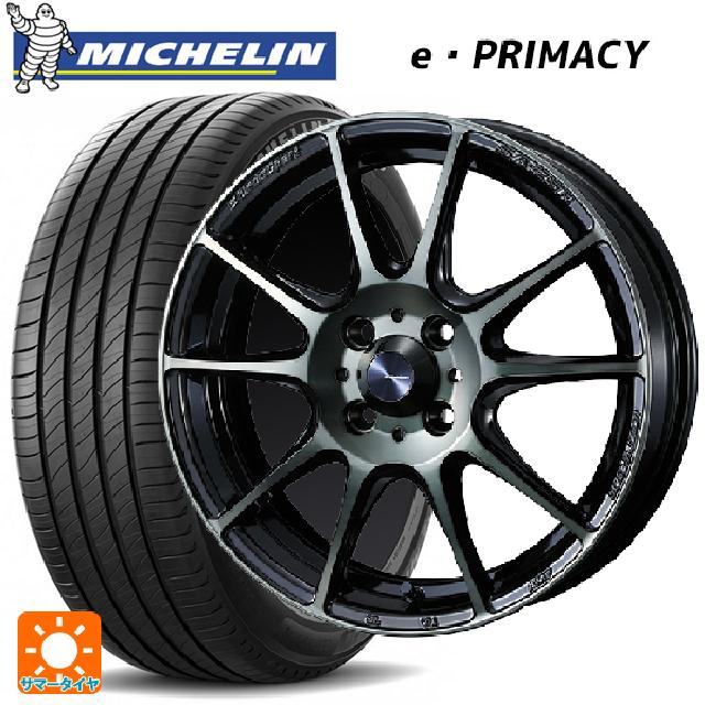【6/22 20時〜 全品P5倍＆クーポン】185/60R15 88H XL ミシュラン 正規品 Eプライマシー ウェッズ ウェッズスポーツ SA25R WBC 15-6J 国産車用 サマータイヤホイール4本セット