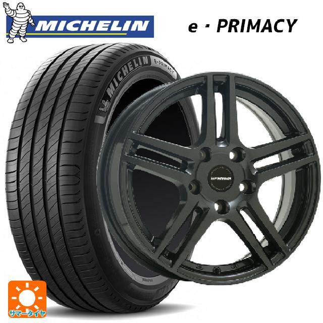 ルノー キャプチャー(HJB系)用 215/60R17 100V XL ミシュラン 正規品 Eプライマシー 阿部商会 ユーロデザイン アイガー ガンメタリック 新品サマータイヤホイール 4本セット