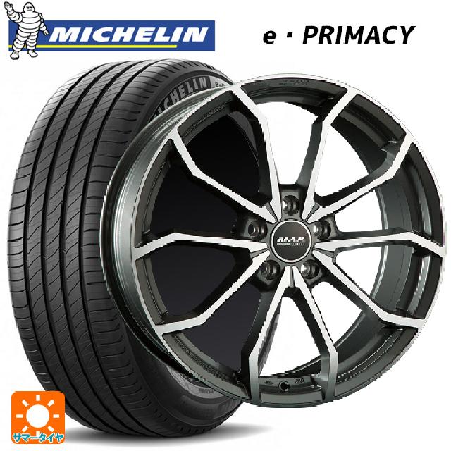 フォルクスワーゲン ゴルフオールトラック(AU系)用 225/45R18 95Y XL ミシュラン Eプライマシー 正規品 阿部商会 マック レーベFF # ガンメタリックミラー 新品サマータイヤホイール 4本セット