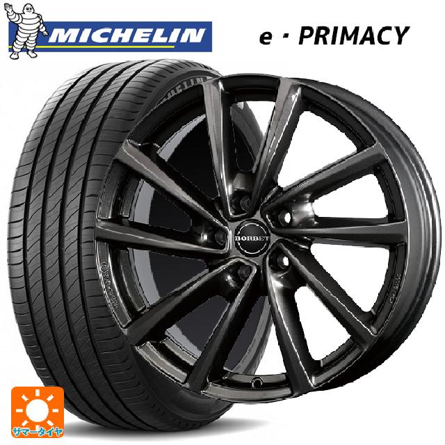 ジープ チェロキー(KL24)用 225/55R18 98V ミシュラン 正規品 Eプライマシー ボルベット タイプ V ミストラルアンスラサイトグロッシー 新品サマータイヤホイール 4本セット