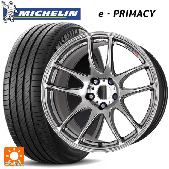 【6/22 20時〜 全品P5倍＆クーポン】235/45R18 98W XL ミシュラン 正規品 Eプライマシー ワーク エモーション CR極 GTS 18-8.5J 国産車用 サマータイヤホイール4本セット