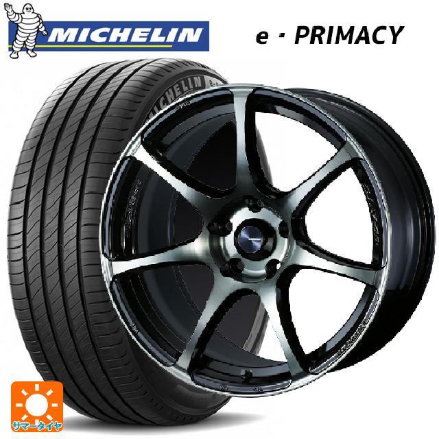 スバル レヴォーグ(VN系)用 215/50R17 95W XL ミシュラン 正規品 Eプライマシー ウェッズスポーツ SA75R WBC 新品サマータイヤホイール 4本セット