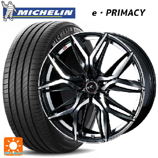 スバル レヴォーグ(VN系)用 225/45R18 95Y XL ミシュラン Eプライマシー 正規品 レオニス LM PBMC 新品サマータイヤホイール 4本セット