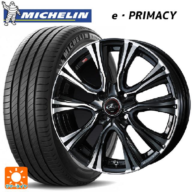 【6/15〜16限定 全品P5倍＆クーポン】185/60R15 88H XL ミシュラン 正規品 Eプライマシー ウェッズ レオニス VR PBMC 15-5.5J 国産車用 サマータイヤホイール4本セット