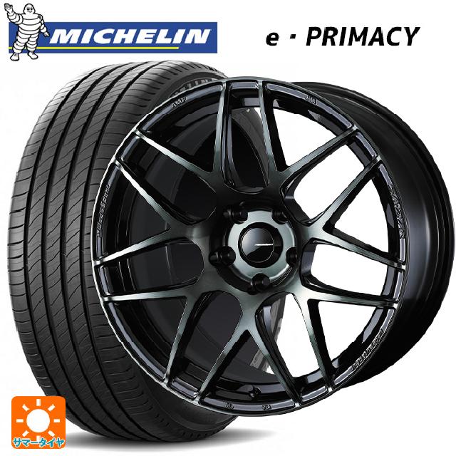 215/55R17 94V ミシュラン 正規品 Eプライマシー ウェッズ ウェッズスポーツ SA27R WBC 17-7J 国産車用 サマータイヤホイール4本セット
