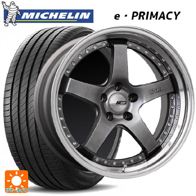 【6/22 20時〜 全品P5倍＆クーポン】215/45R18 89W ミシュラン 正規品 Eプライマシー タナベ SSR プロフェッサー SP4 チタンシルバー 18-7J 国産車用 サマータイヤホイール4本セット