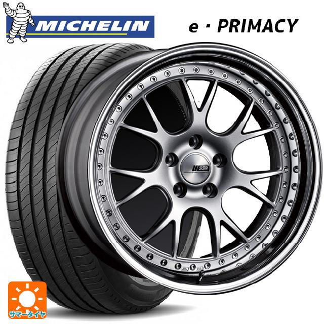 215/45R18 89W ミシュラン 正規品 Eプライマシー タナベ SSR プロフェッサー MS3 シルバー 18-7J 国産車用 サマータイヤホイール4本セット