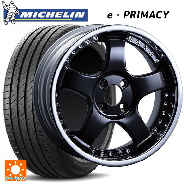 【6/22 20時〜 全品P5倍＆クーポン】205/55R17 95V XL ミシュラン 正規品 Eプライマシー タナベ SSR プロフェッサー SP1R ブラック 17-7J 国産車用 サマータイヤホイール4本セット