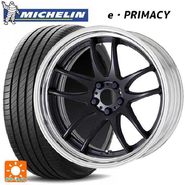 【6/20限定 全品P5倍＆クーポン】225/45R18 95Y XL ミシュラン Eプライマシー 正規品 ワーク エモーション CR 2P MBL 18-7J 国産車用 サマータイヤホイール4本セット