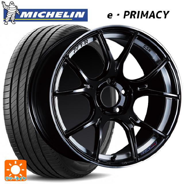 225/45R18 95Y XL ミシュラン Eプライマシー 正規品 タナベ SSR GT X02 グロスブラック 18-7.5J 国産車用 サマータイヤホイール4本セット