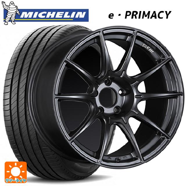 【5/20限定 最大3万円OFFクーポン】245/45R18 100W XL ミシュラン 正規品 Eプライマシー タナベ SSR GT X01 フラットブラック 18-8.5J 国産車用 サマータイヤホイール4本セット