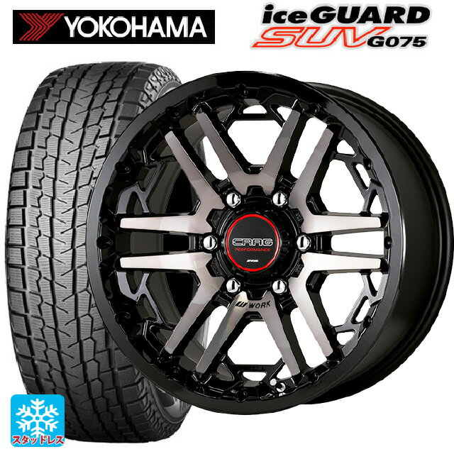 【6/15〜16限定 全品P5倍＆クーポン】215/70R16 100Q ヨコハマ アイスガードSUV G075 ワーク クラッグ ティーグラビック3 BPA 16-7J 国産車用 スタッドレスタイヤホイール4本セット