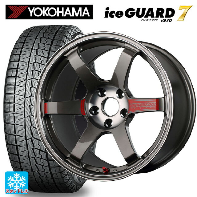 225/40R18 92Q ヨコハマ アイスガード7(IG70) レイズ ボルクレーシング TE37SL サーガ PG 18-8.5J 国産車用 スタッドレスタイヤホイール4本セット