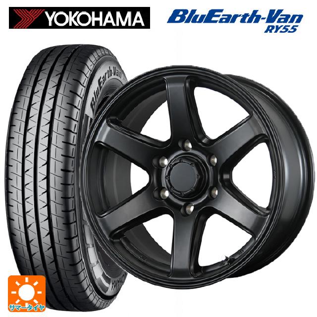 195/80R15 107/105Q ヨコハマ ブルーアースVan RY55C トピー ME-A # MB 15-6J 国産車用 サマータイヤホイール4本セット