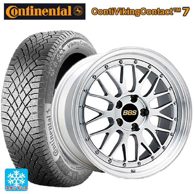 225/60R18 104T XL コンチネンタル コンチバイキングコンタクト7 正規品 BBS LM DS-SLD 18-7.5J 国産車用 スタッドレスタイヤホイール4本セット