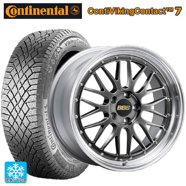 225/45R18 95T XL コンチネンタル コンチバイキングコンタクト7 正規品 BBS LM DB-SLD 18-8J 国産車用 スタッドレスタイヤホイール4本セット