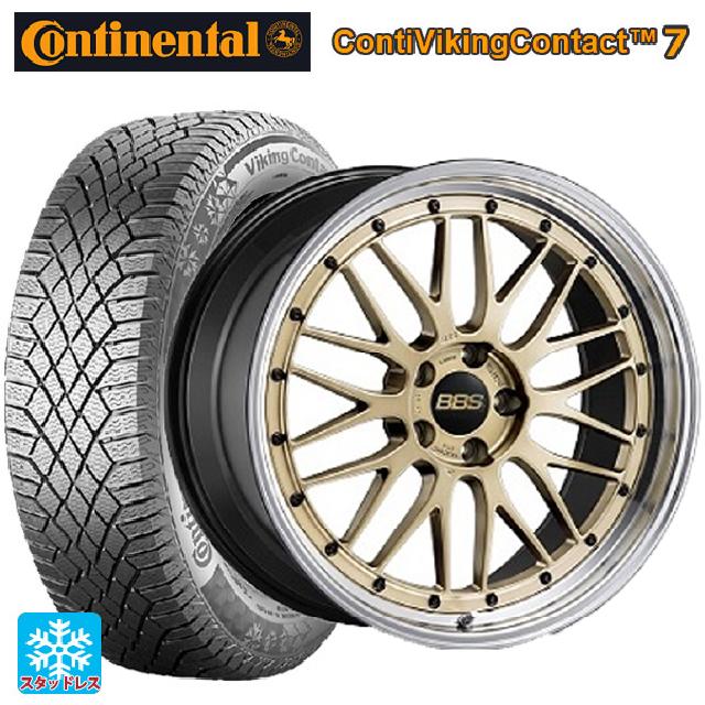 225/60R18 104T XL コンチネンタル コンチバイキングコンタクト7 正規品 BBS LM GL-BKBD 18-8J 国産車用 スタッドレスタイヤホイール4本セット