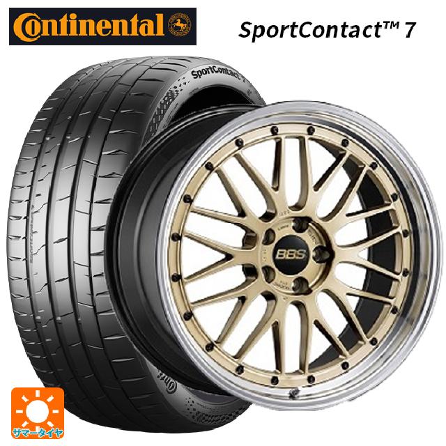 225/35R20 90Y XL コンチネンタル スポーツコンタクト 7 正規品 BBS LM GL-BKBD 20-9J 国産車用 サマータイヤホイール4本セット