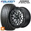 215/45R17 91Y XL ファルケン アゼニス FK520L マルカサービス ナイトロパワー M29 スティンガー セミグロスブラッククリア 17-7J 国産車用 サマータイヤホイール4本セット